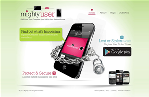 Web Design by TechWise for Mighty Mobile | Design: #1143749