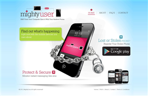 Web Design by TechWise for Mighty Mobile | Design: #1143751