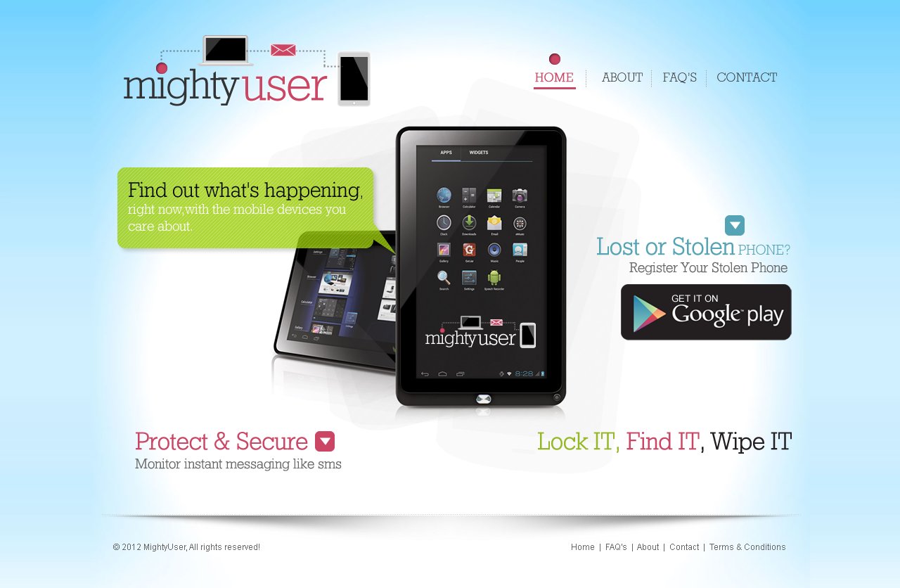 Web-Design von TechWise für Mighty Mobile | Design #1146724