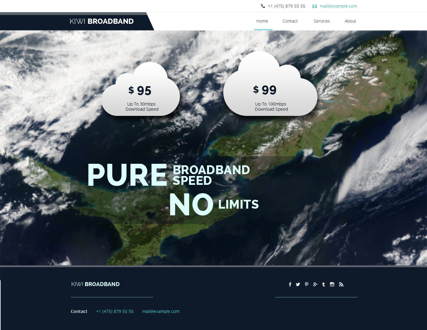Web Design by Xeme Design Studio for Kiwi Broadband | Design #4052100