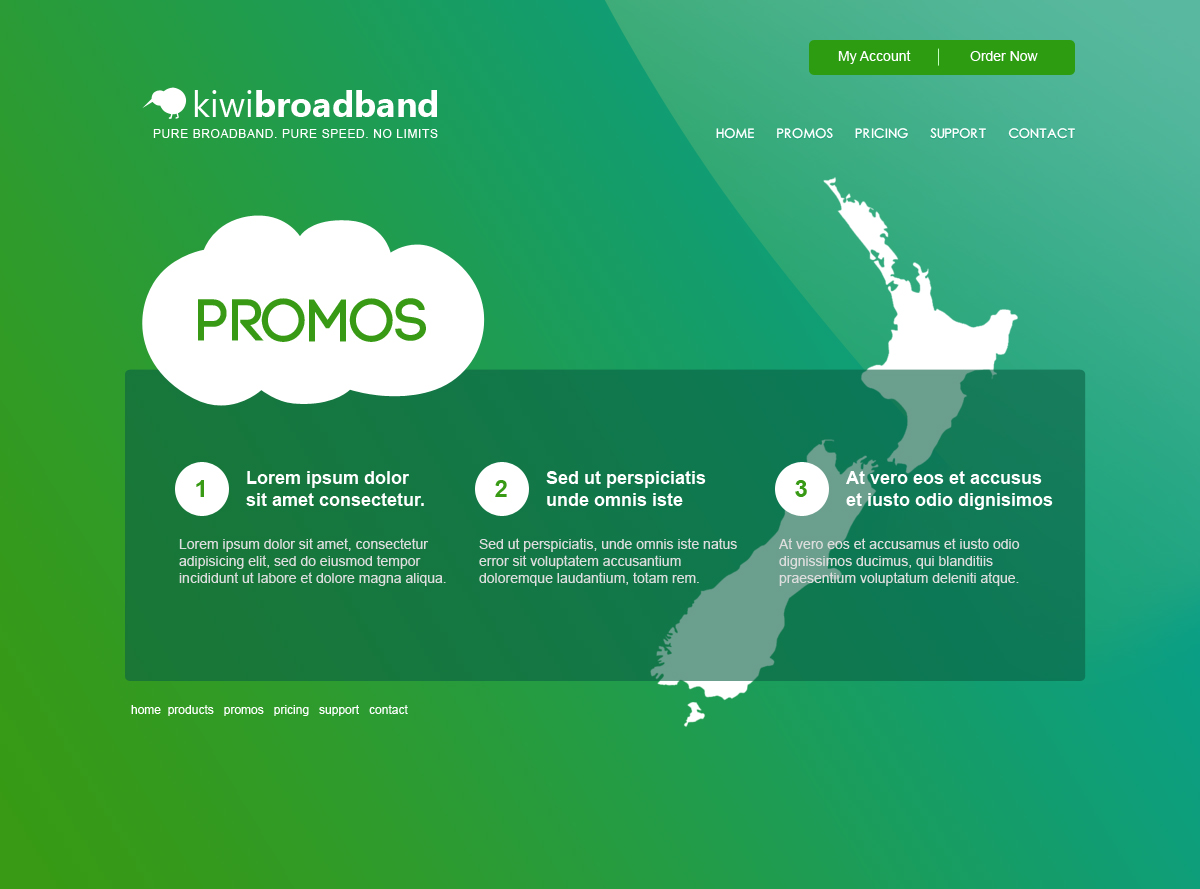 Web Design par jeckx2 pour Kiwi Broadband | Design #4069025