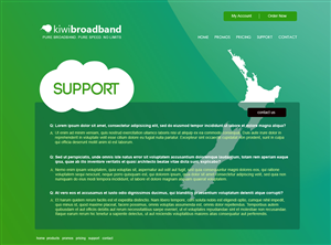 Web Design by jeckx2 for Kiwi Broadband | Design: #4069053