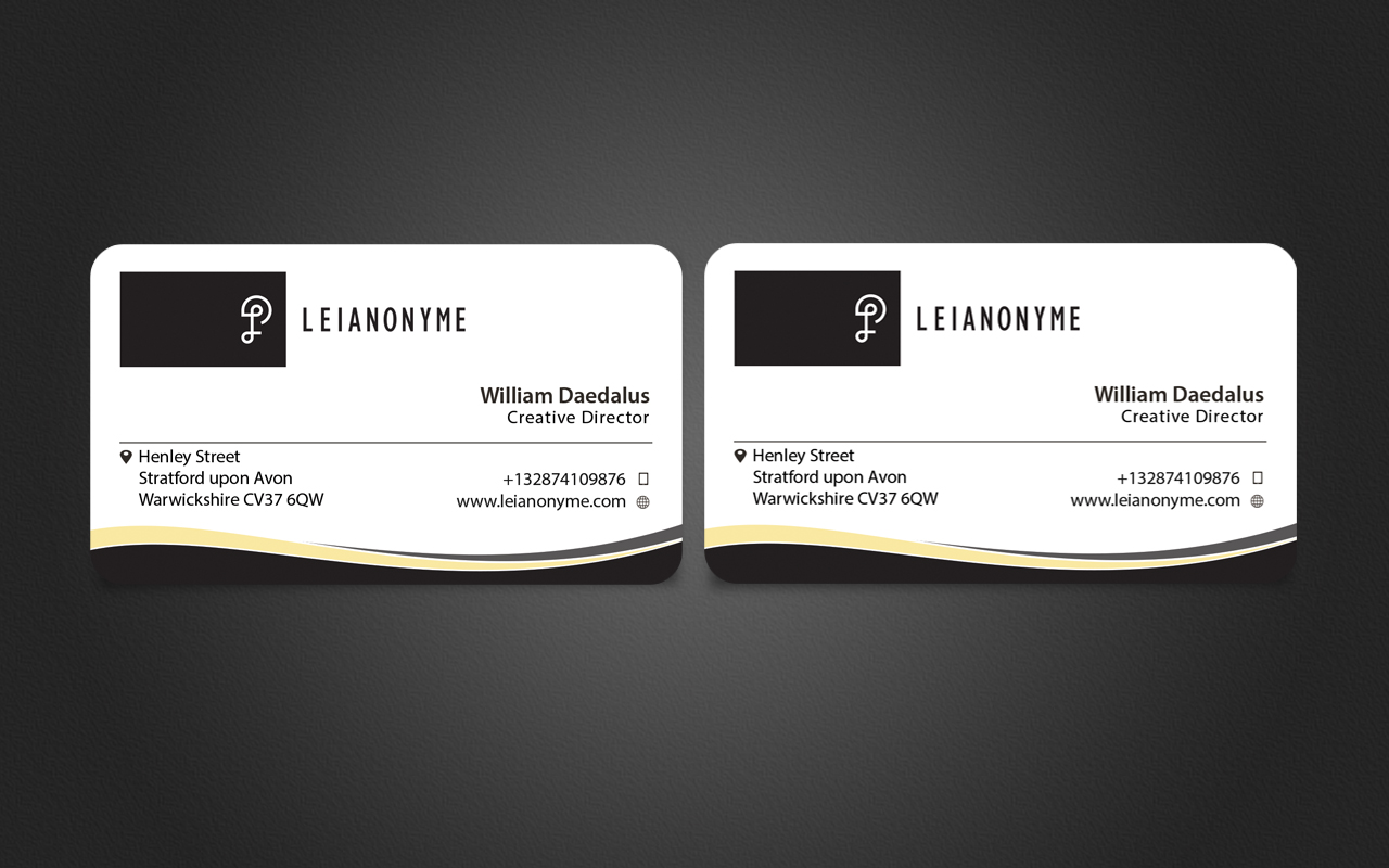 Business Card Design by Harshan for this project | Design #4085888