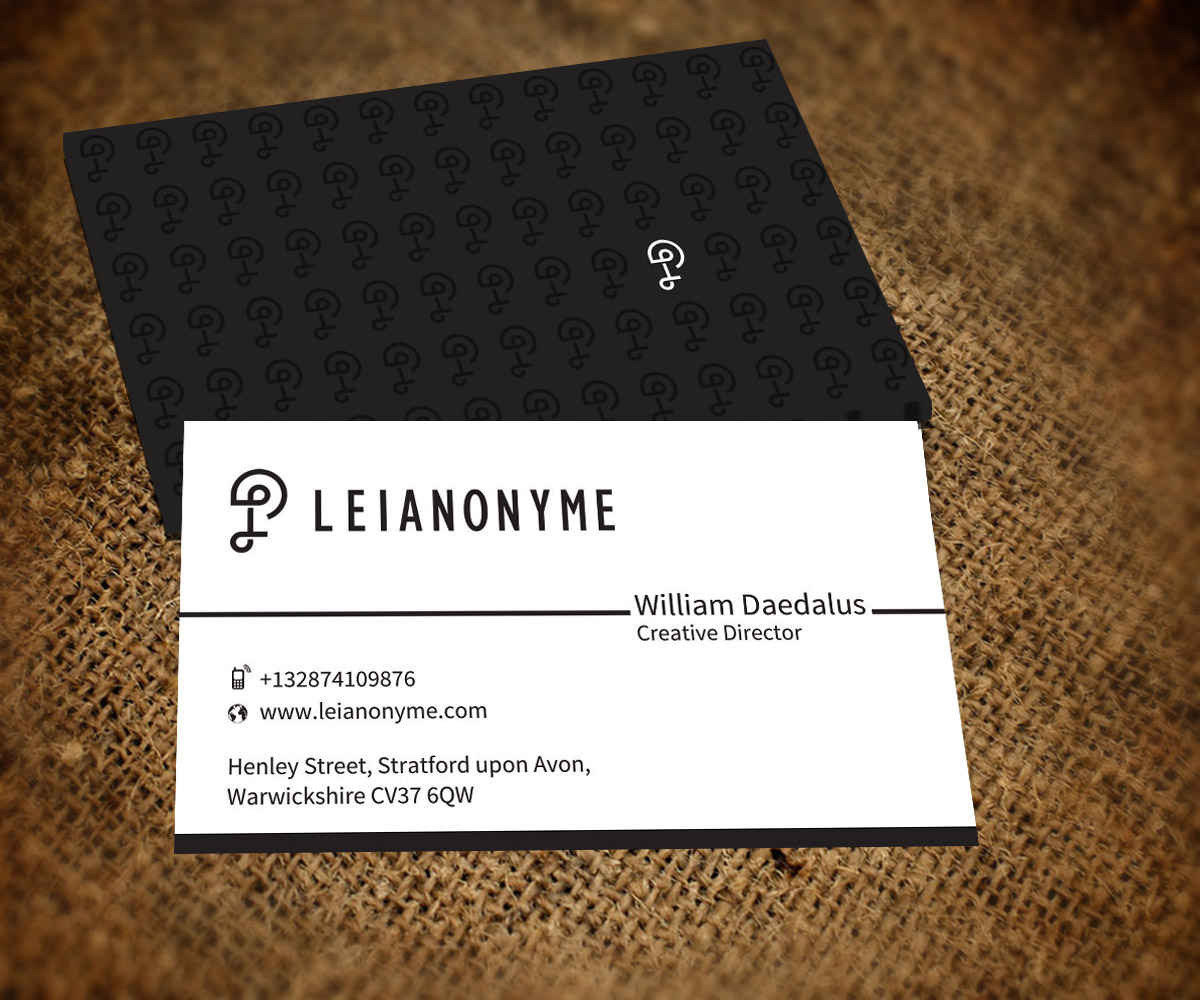 Business Card Design by Sarah Haroon for this project | Design #4054122