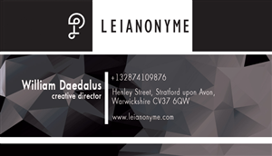 Business Card Design by o-no for this project | Design: #4069766