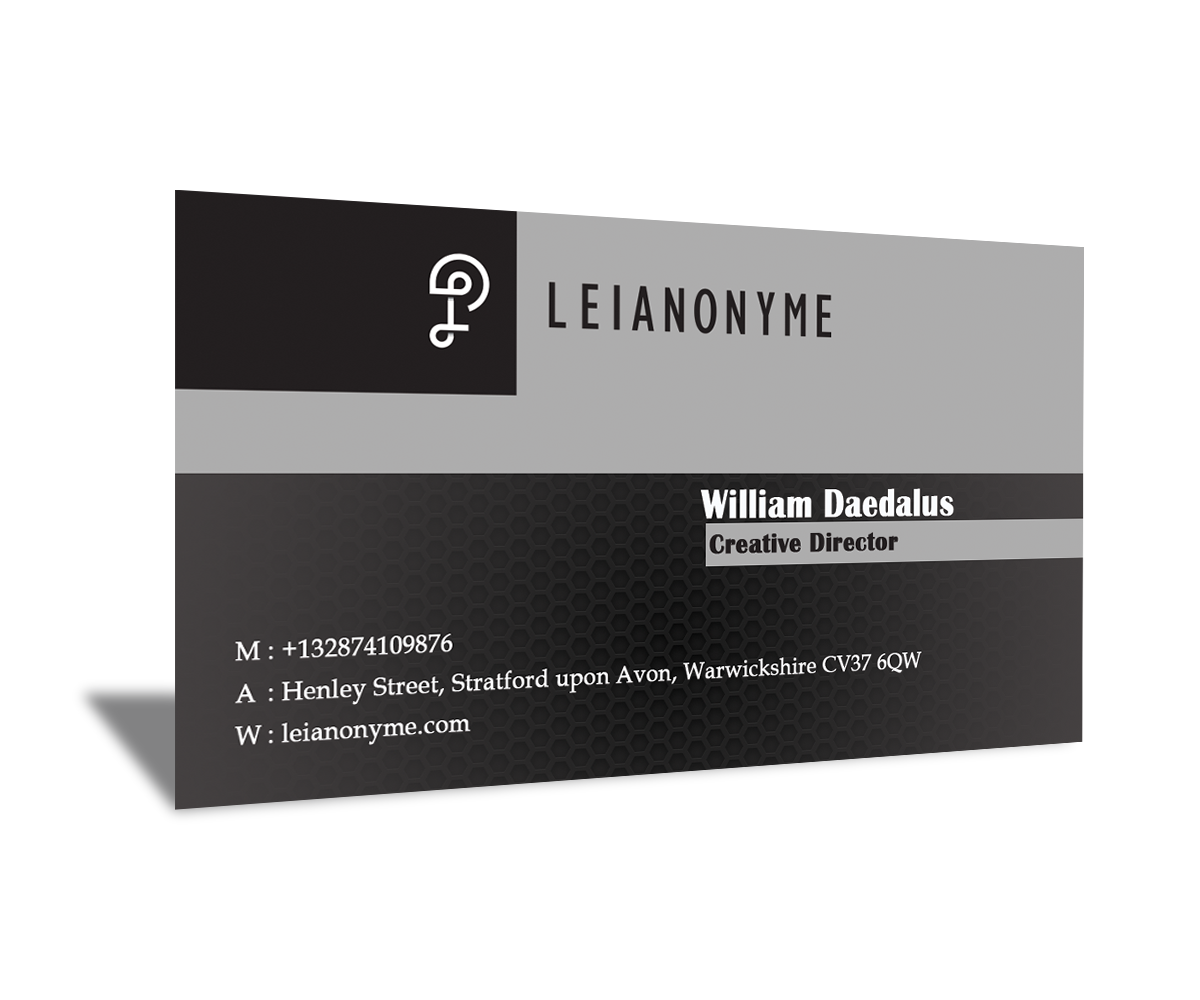 Business Card Design by Waroqun for this project | Design #4070952