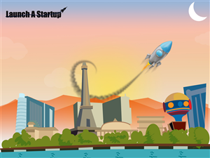 Diseño Gráfico por artistraman para LaunchAStartup.com | Diseño: #4067238