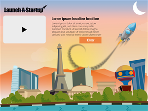 Diseño Gráfico por artistraman para LaunchAStartup.com | Diseño: #4067274