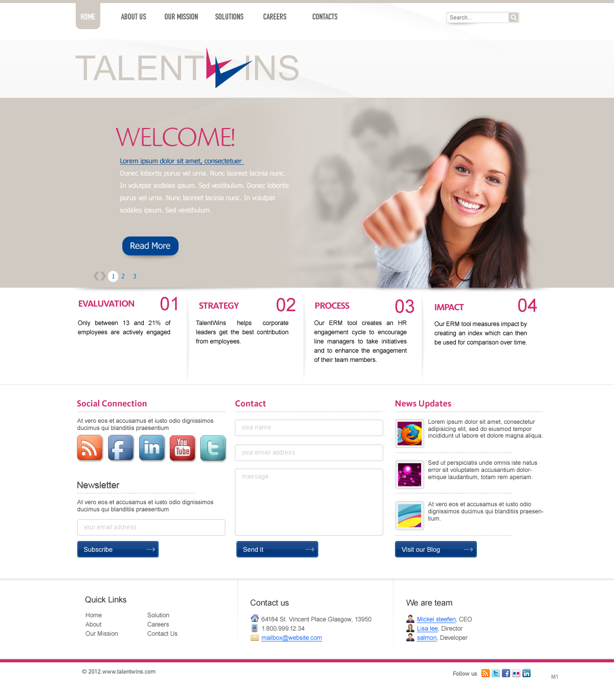 Wordpress Design by pb for this project | Design #1123947