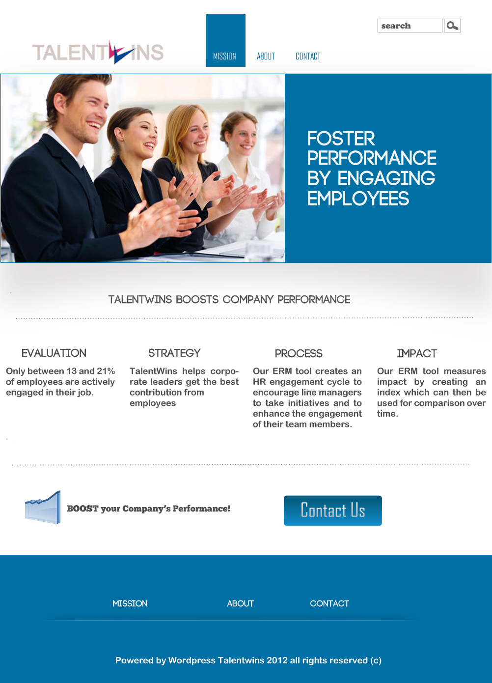 Design Wordpress par AK pour ce projet | Design #1142472