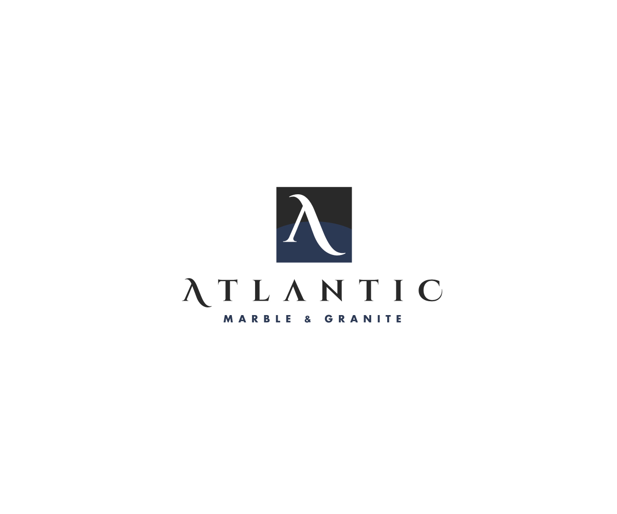 It Company Logo Design For Atlantic Marble Granite By Natan It Company Logo Design For United Marble Fabricators In States 4055132