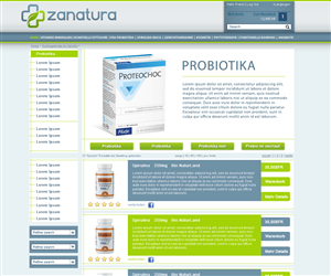 Web Design Nutrition supplements  (Magento 5 pages) | Web Design by neboica