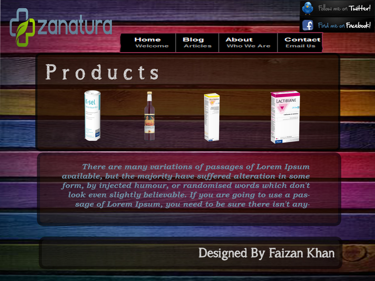 Web Design by Faizan Khan for this project | Design #1140722