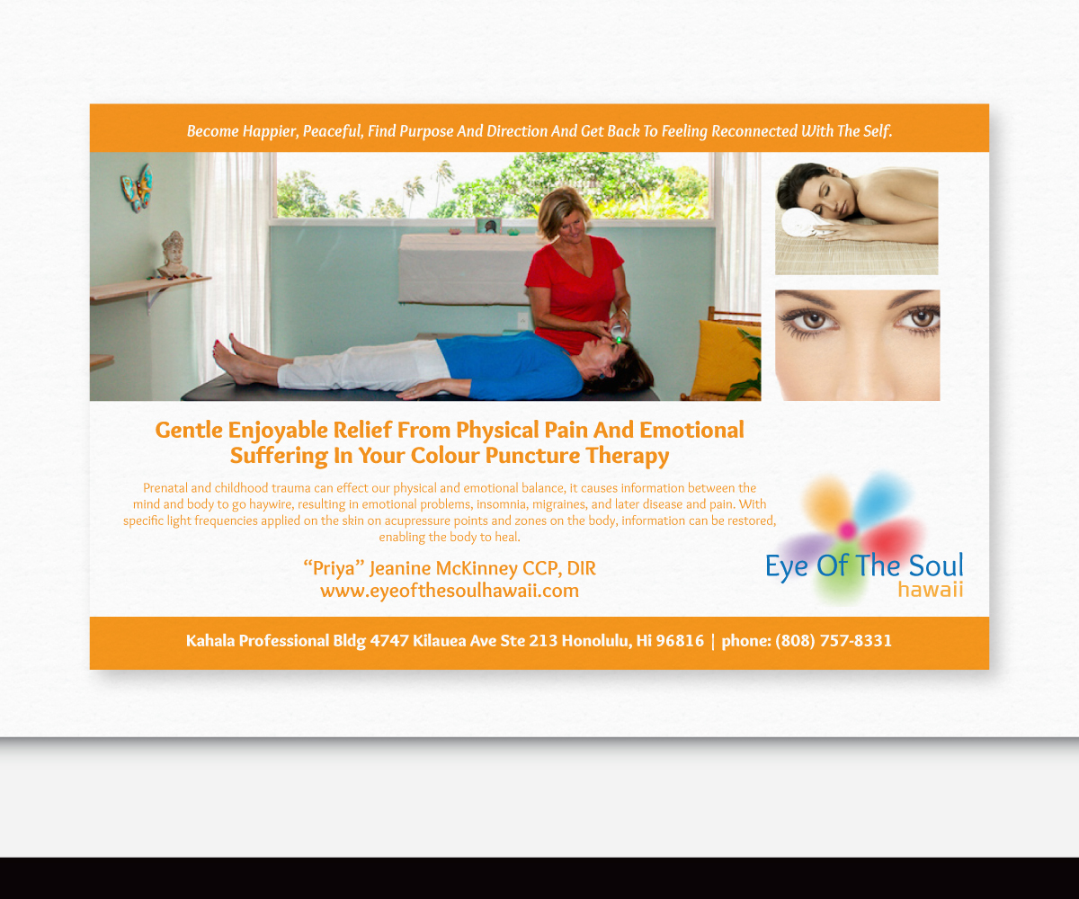 Advertisement Design by AD-X for Eye of The Soul, Hawaii | Design #4058214