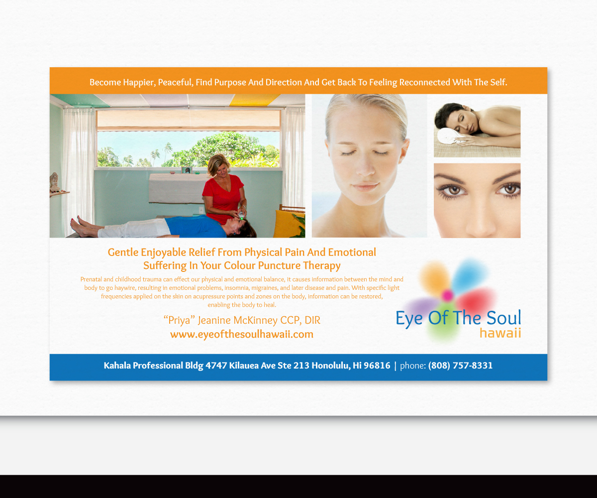 Advertisement Design by AD-X for Eye of The Soul, Hawaii | Design #4068567