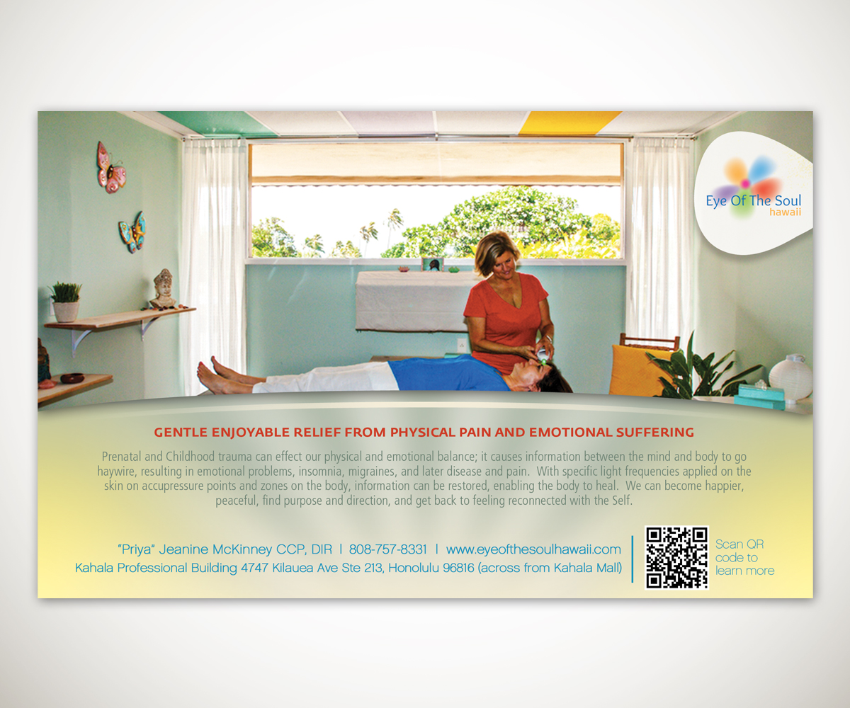 Werbe-Design von Joshua Carmichael für Eye of The Soul, Hawaii | Design #4058212