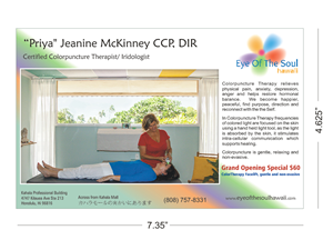 Advertisement Design by Falguni for Eye of The Soul, Hawaii | Design: #4075030