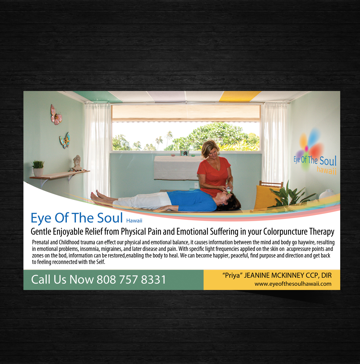 Advertisement Design by uk for Eye of The Soul, Hawaii | Design #4058330