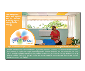 Advertisement Design by Ellie Afonso for Eye of The Soul, Hawaii | Design: #4056777