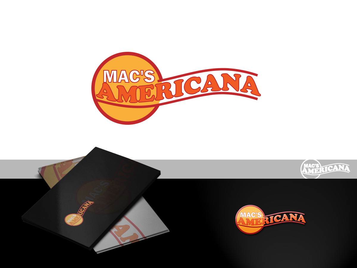 Logo-Design von ArtSamurai für Mac's Americana | Design #1121566