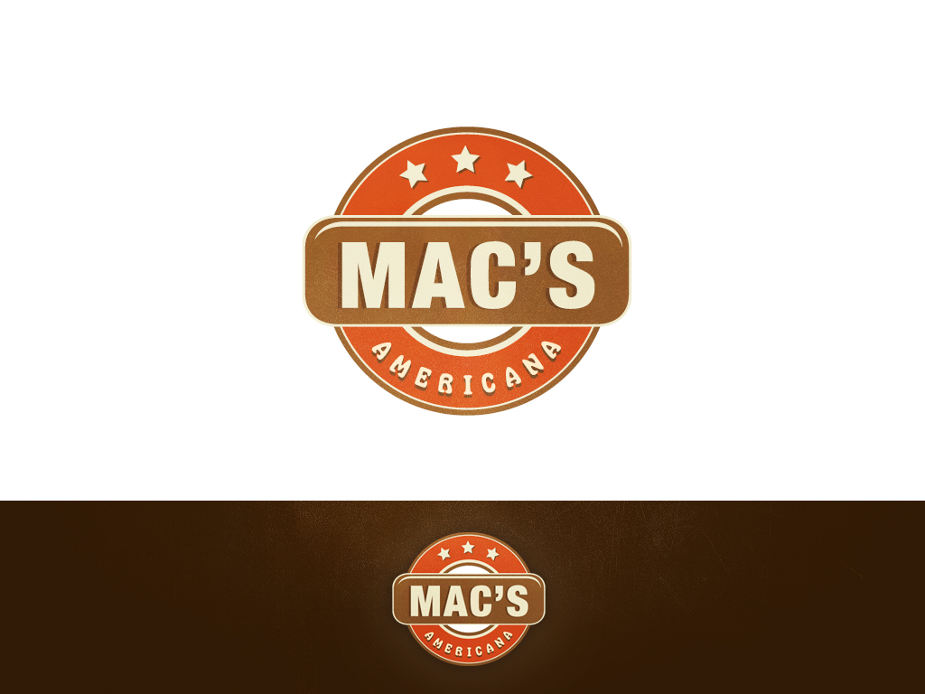 Logo Design by spontaneous for Mac's Americana | Design #1132894