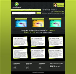 Web Design by Madhu Bhadra for DomainNames.com.au | Design: #152851