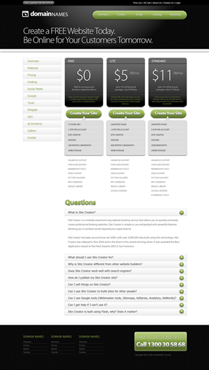 Web Design by Argentinian Freelancer
