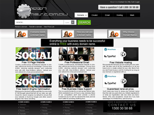 Web Design by Mayank Patel for DomainNames.com.au | Design #152826
