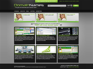 Web Design by markiez for DomainNames.com.au | Design: #149584