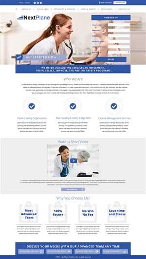 Web Design by Adeel Hanif® for NextPlane Solutions | Design: #4056728