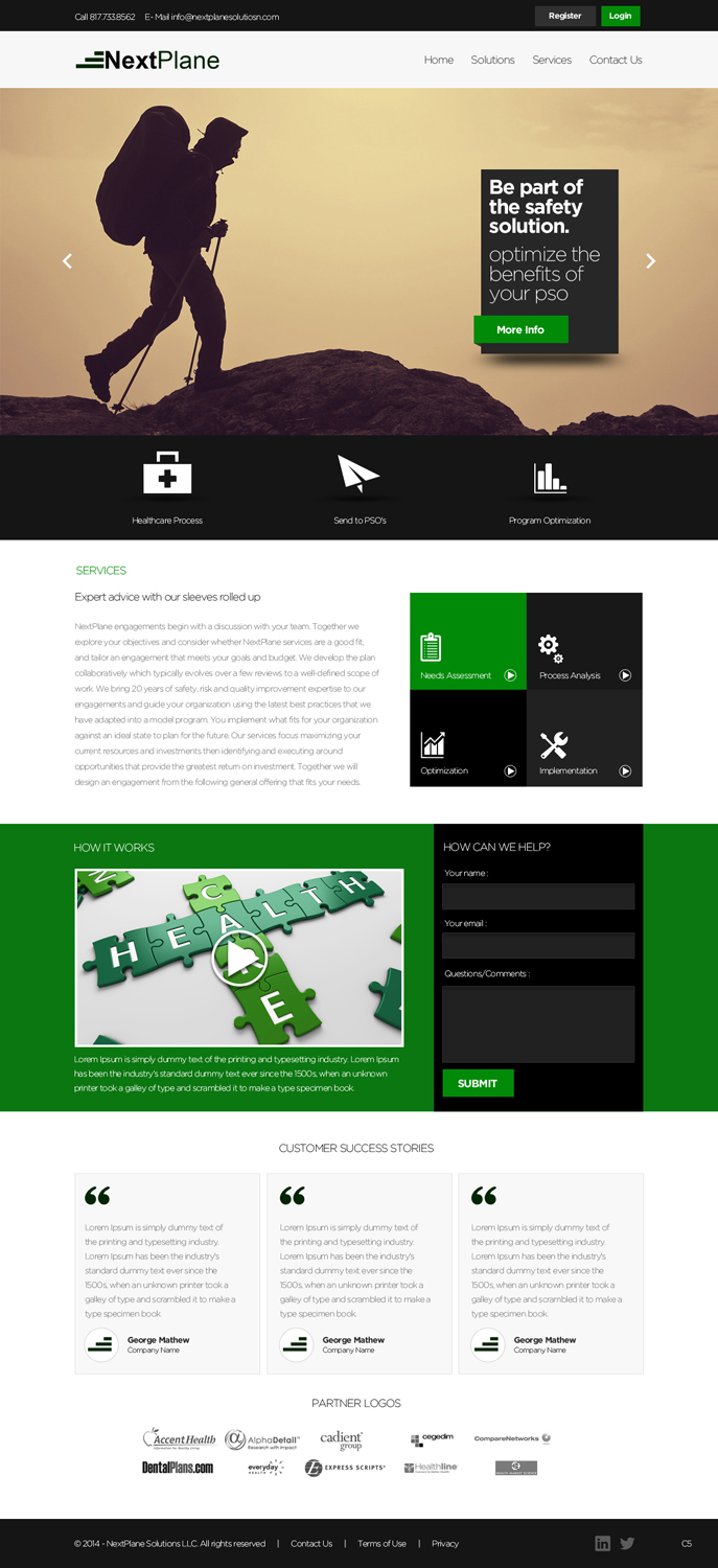 Web Design by pb for NextPlane Solutions | Design #4065888