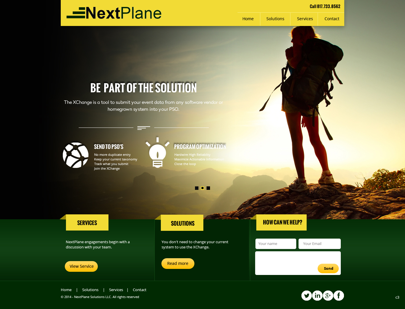 Web Design by pb for NextPlane Solutions | Design #4065901