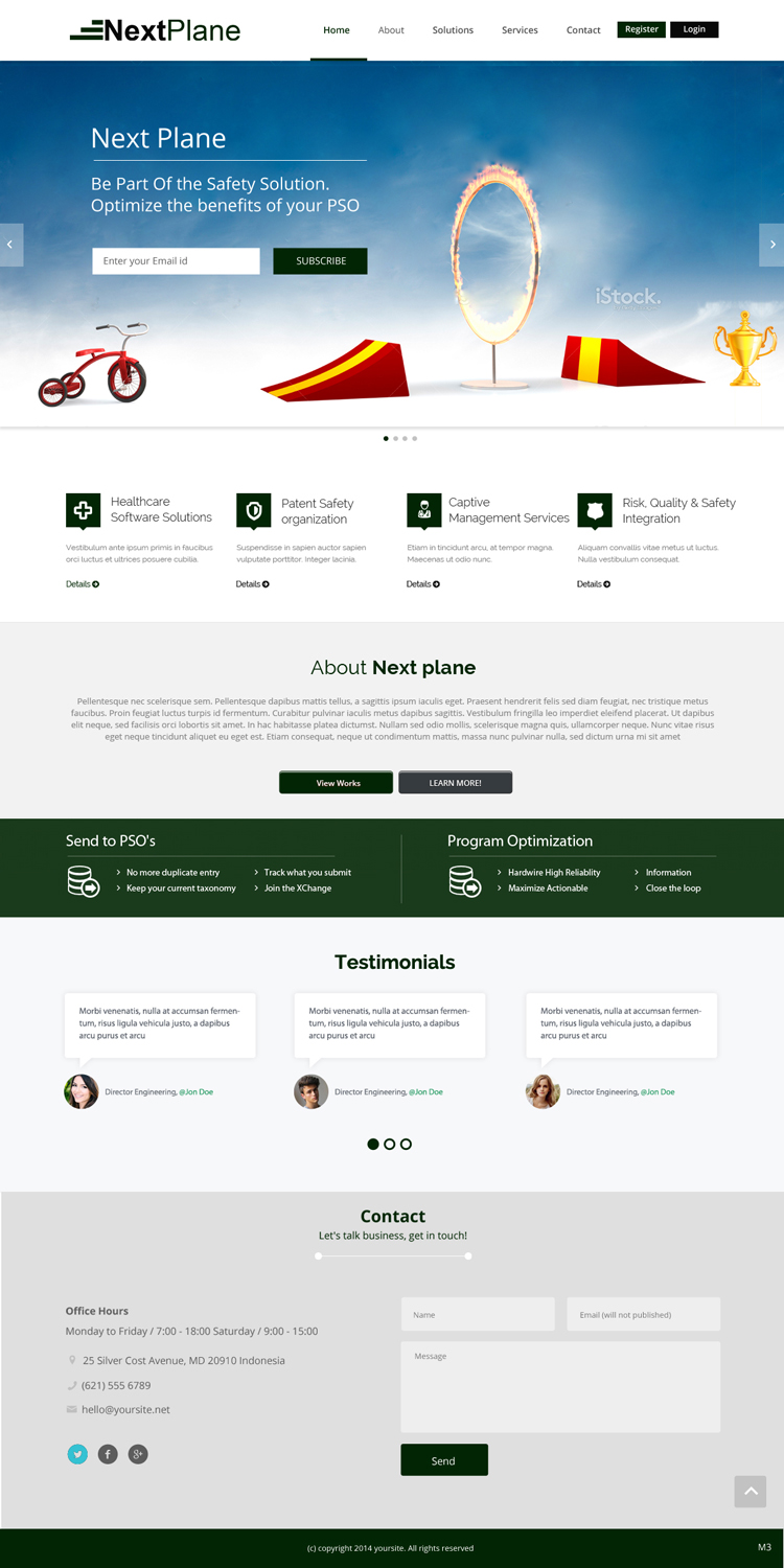 Web Design by pb for NextPlane Solutions | Design #4065907