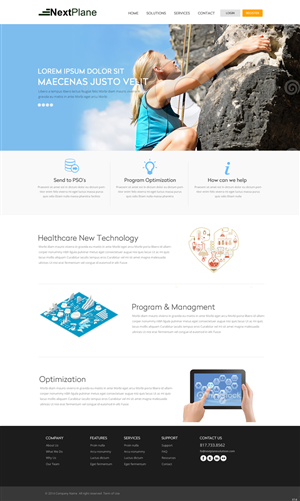 Web Design by pb for NextPlane Solutions | Design: #4065930