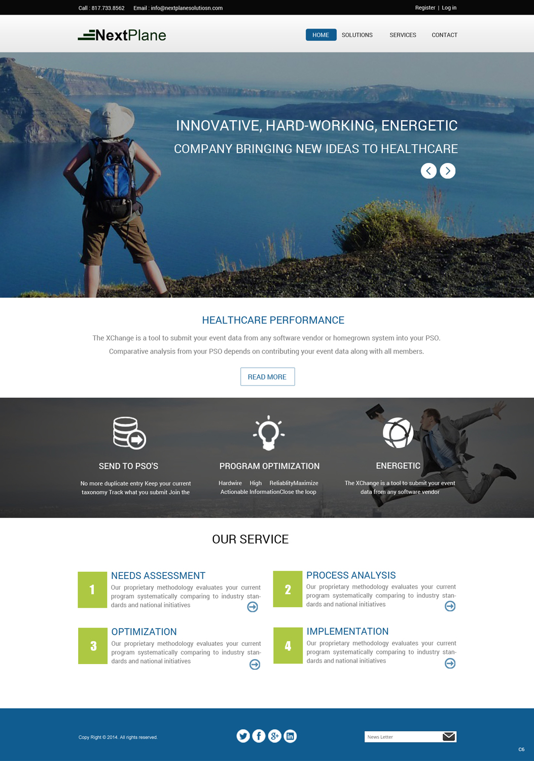 Web Design by pb for NextPlane Solutions | Design #4065931