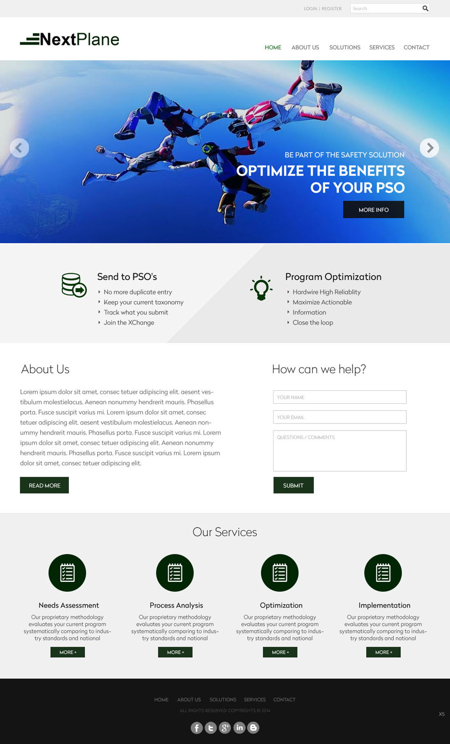 Web Design by pb for NextPlane Solutions | Design #4077555