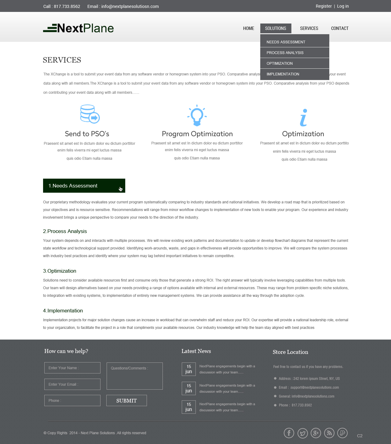 Web Design by pb for NextPlane Solutions | Design #4084877