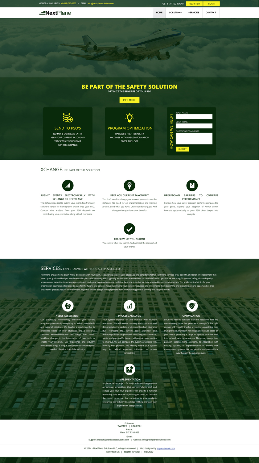 Web Design by Impressive Sol for NextPlane Solutions | Design #4063136