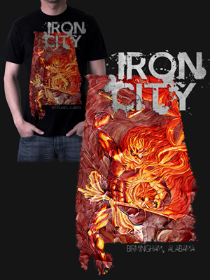 T-shirt Design by bwherring3 for Iron City Bham | Design #4064383