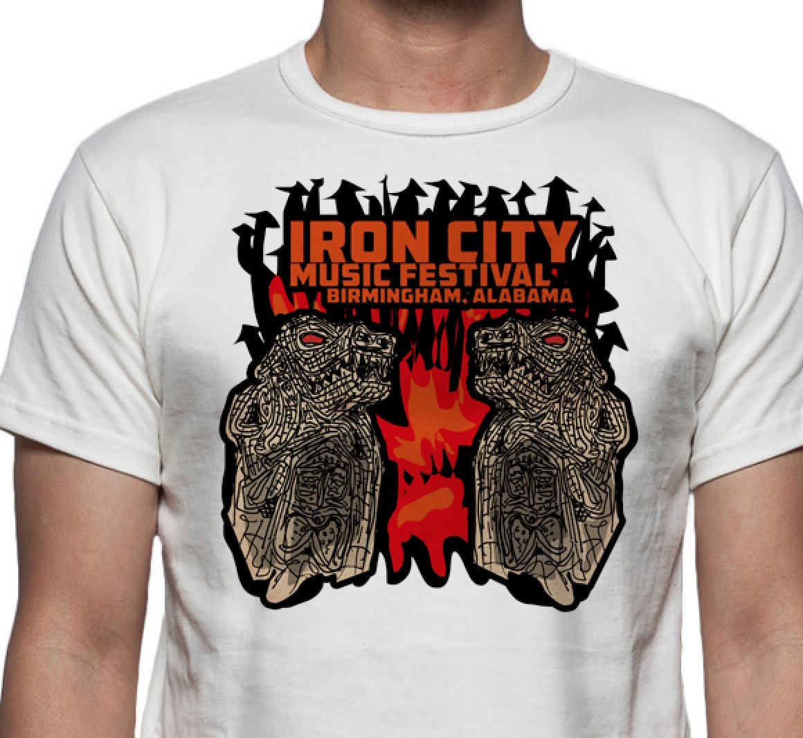 T-shirt Design by eboy for Iron City Bham | Design #4123285