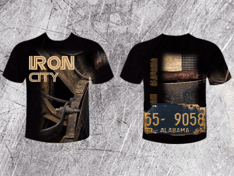 T-shirt Design by lana for Iron City Bham | Design #4231869