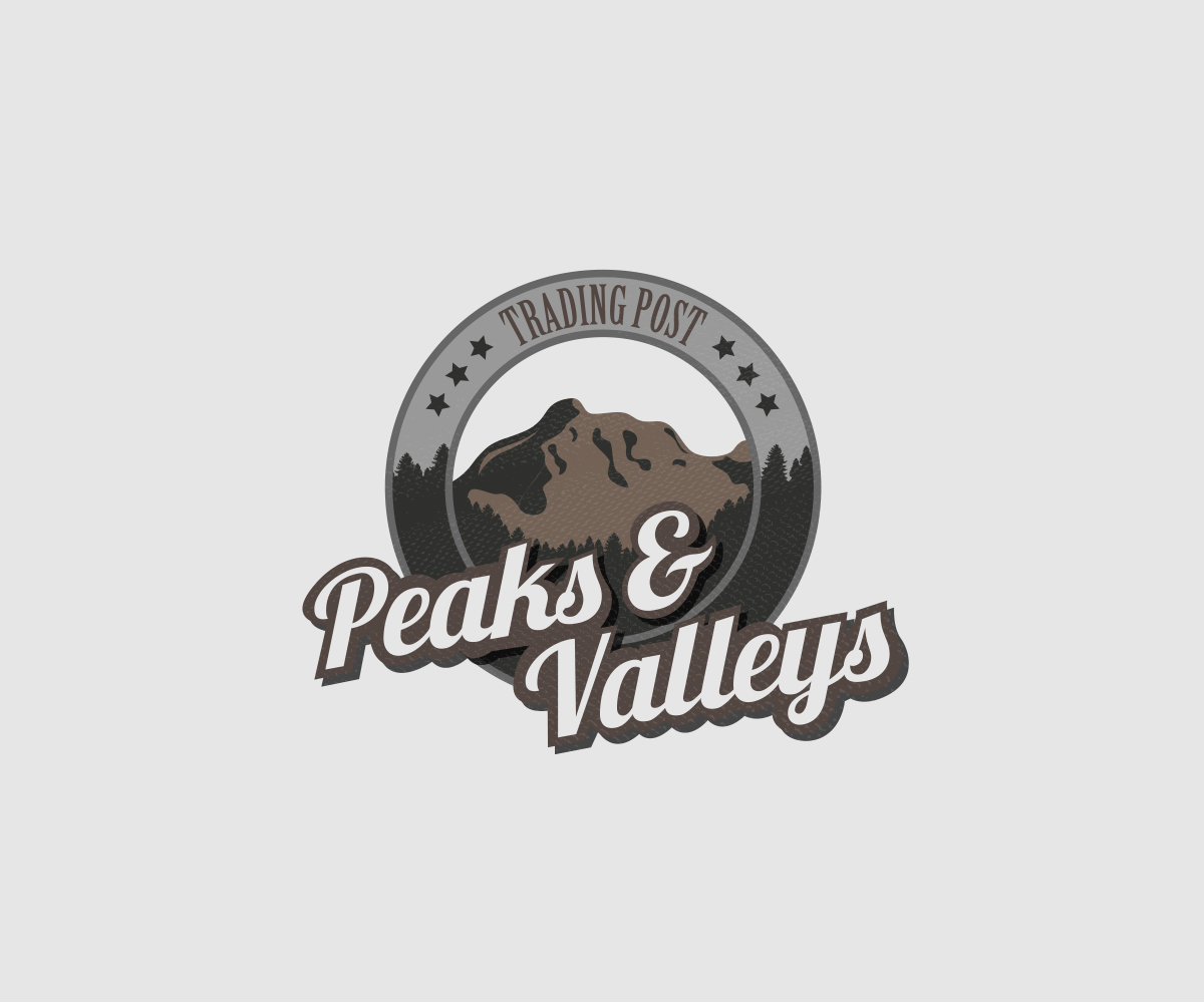 Logo Design by Martyn Aston for Peaks & Valleys Trading Post | Design #4117571