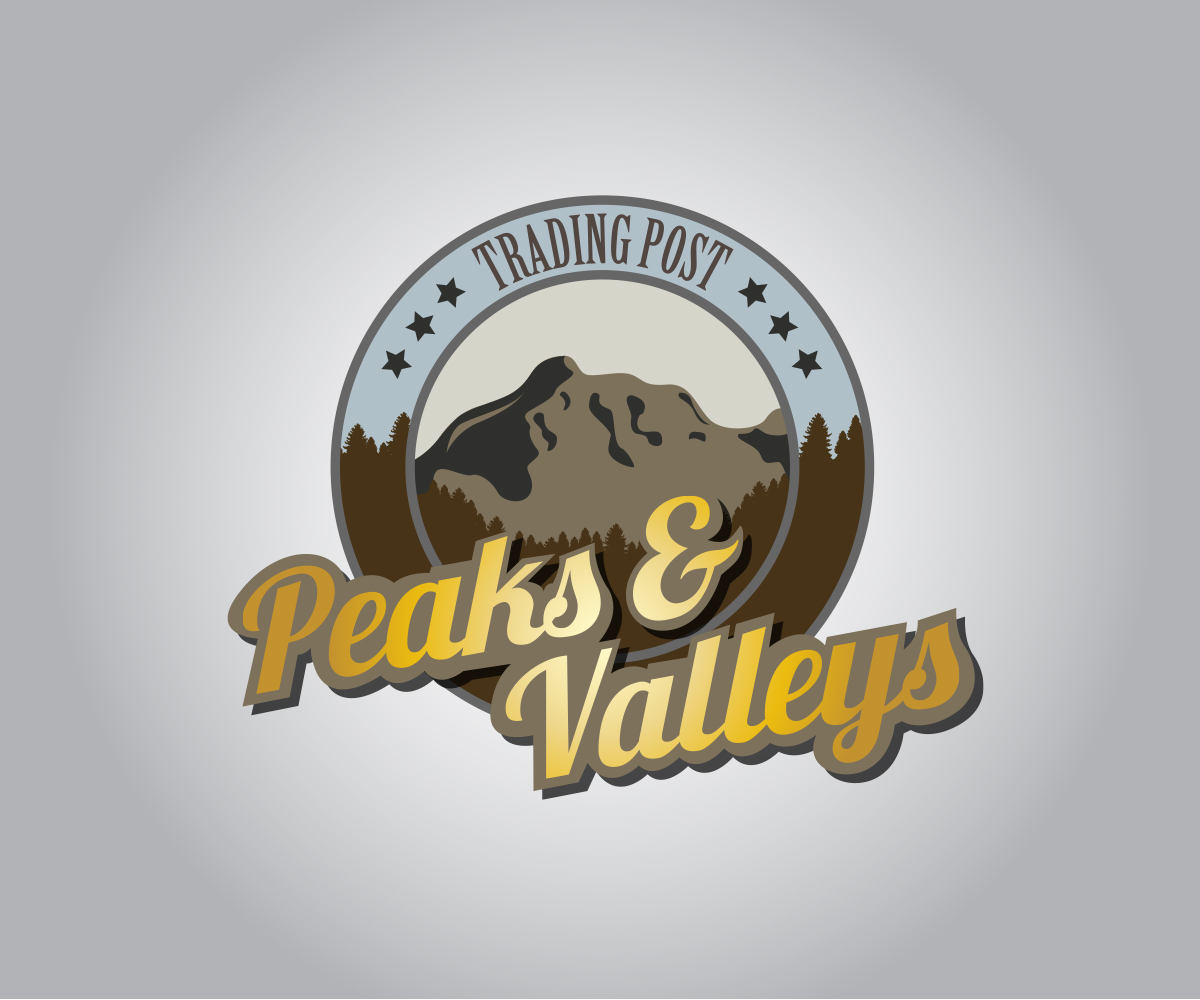 Logo Design by Martyn Aston for Peaks & Valleys Trading Post | Design #4145534