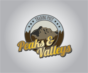 Logo Design by Martyn Aston for Peaks & Valleys Trading Post | Design: #4145534