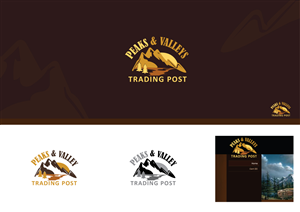 Diseño de Logo por rana.mak para Peaks & Valleys Trading Post | Diseño: #4090648