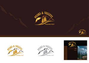 Diseño de Logo por rana.mak para Peaks & Valleys Trading Post | Diseño: #4099474