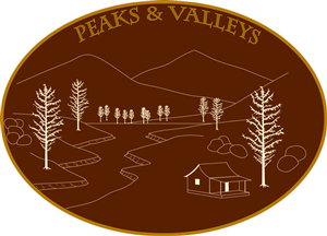 Logo Design by Acetrik for Peaks & Valleys Trading Post | Design #4090854