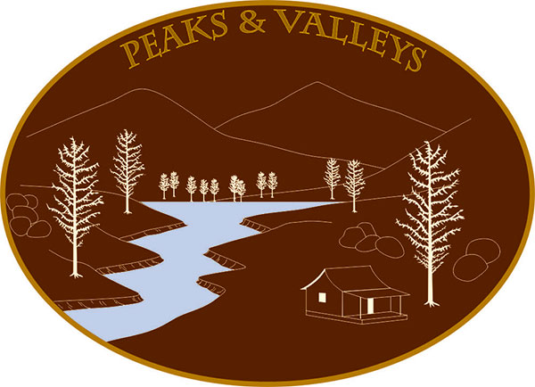 Logo Design by Acetrik for Peaks & Valleys Trading Post | Design #4090984