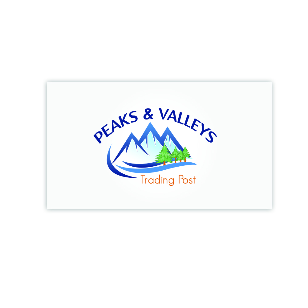 Logo Design by sajan.stepx for Peaks & Valleys Trading Post | Design #4061594