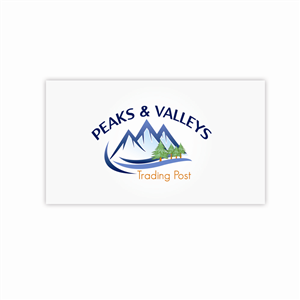 Logo Design by sajan.stepx for Peaks & Valleys Trading Post | Design: #4061594